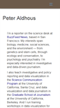 Mobile Screenshot of peteraldhous.com