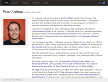 Tablet Screenshot of peteraldhous.com